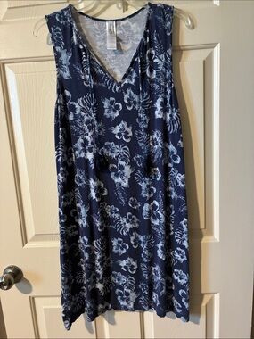 Tommy Bahama V-Neck Floral Print Beach Cover Up Dress